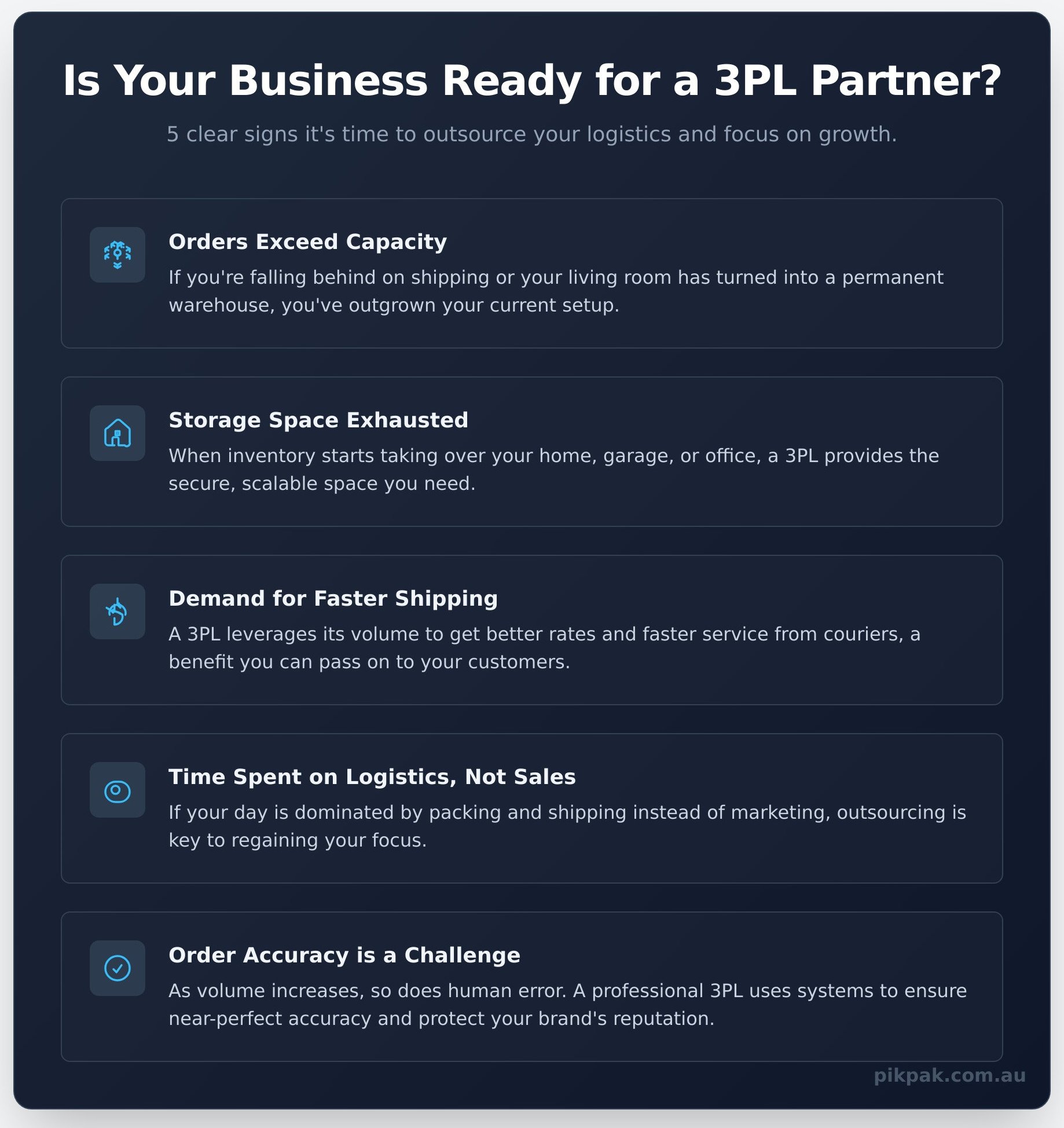 Choosing a 3PL in Melbourne: A Guide for eCommerce Growth - Infographic