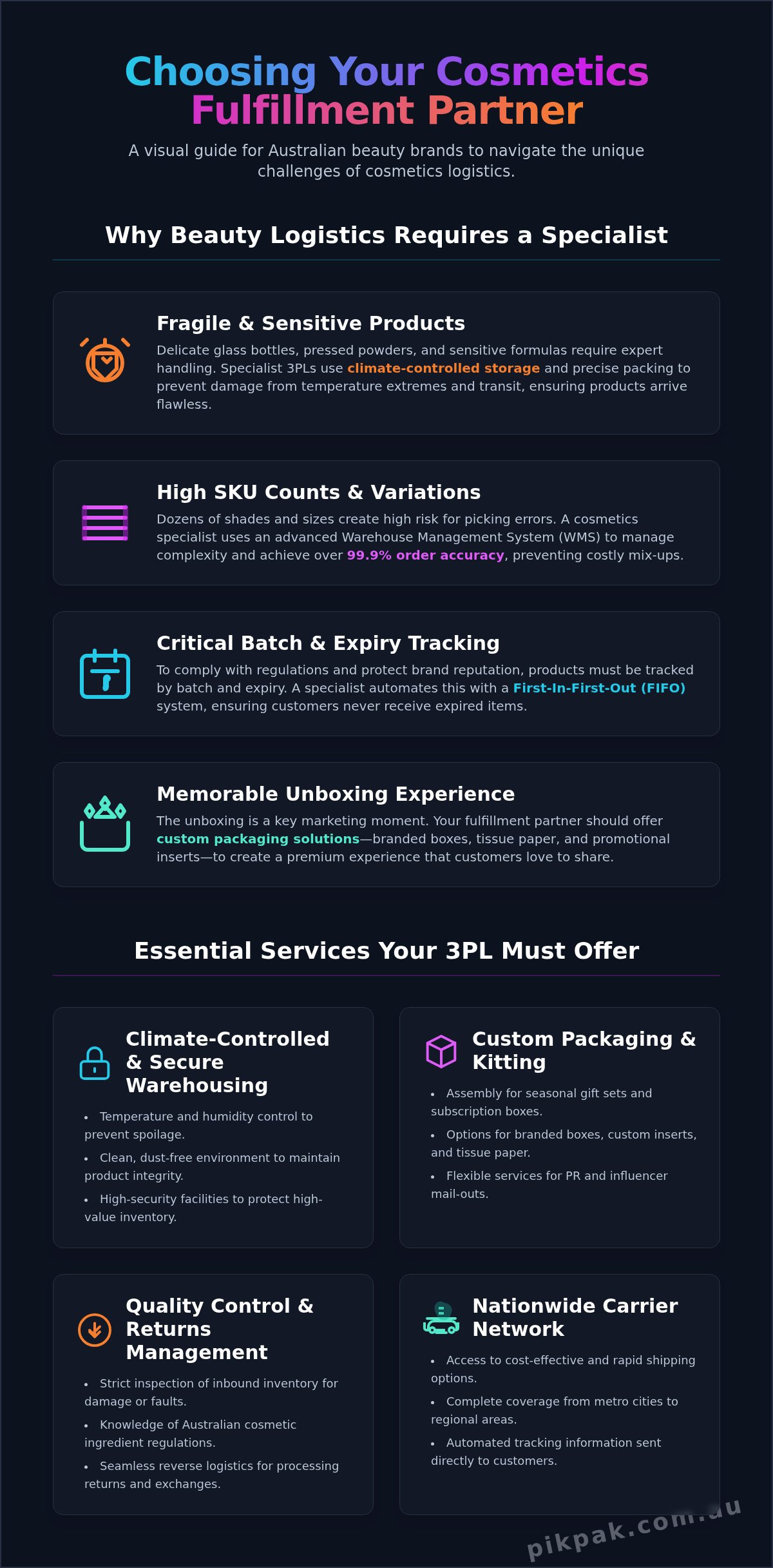Cosmetics Fulfillment Center Australia: The Ultimate Guide for Beauty Brands