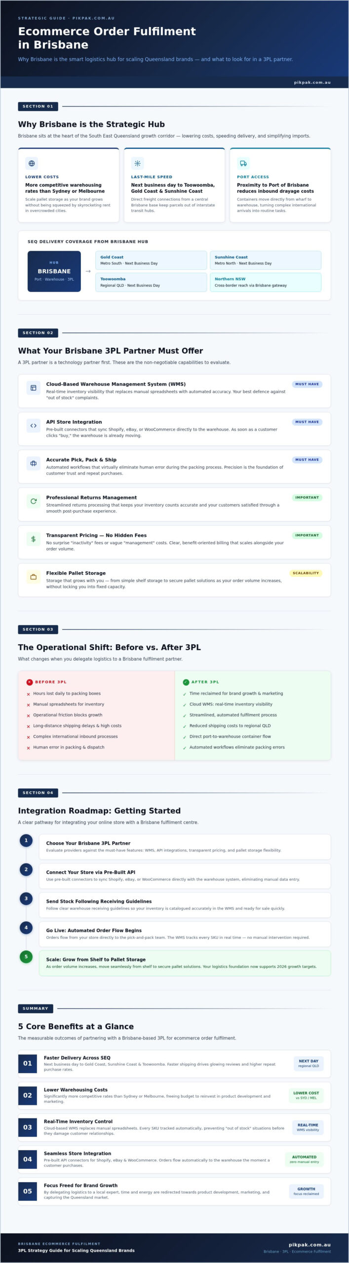 2026 Brisbane Ecommerce Fulfilment Guide for Scaling Brands