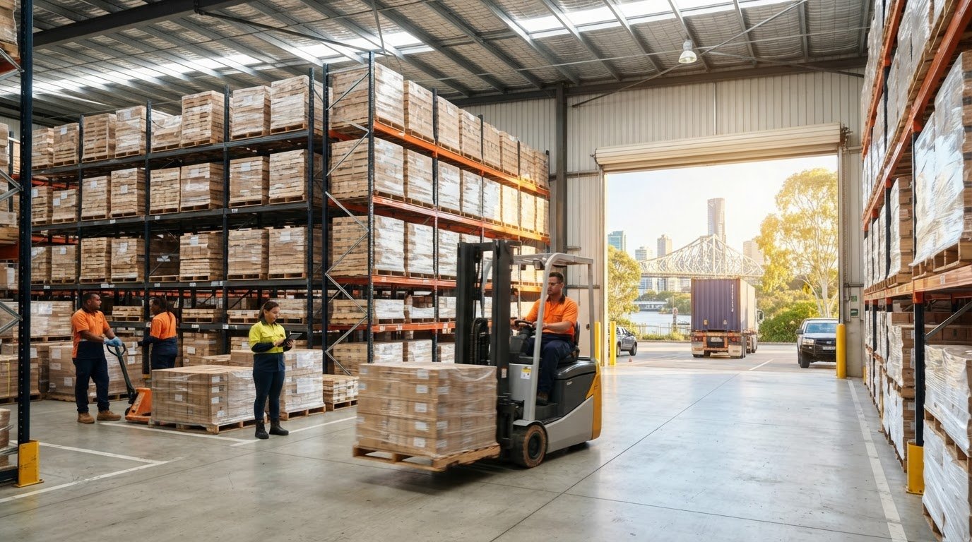 Pallet storage in Brisbane: costs and transport